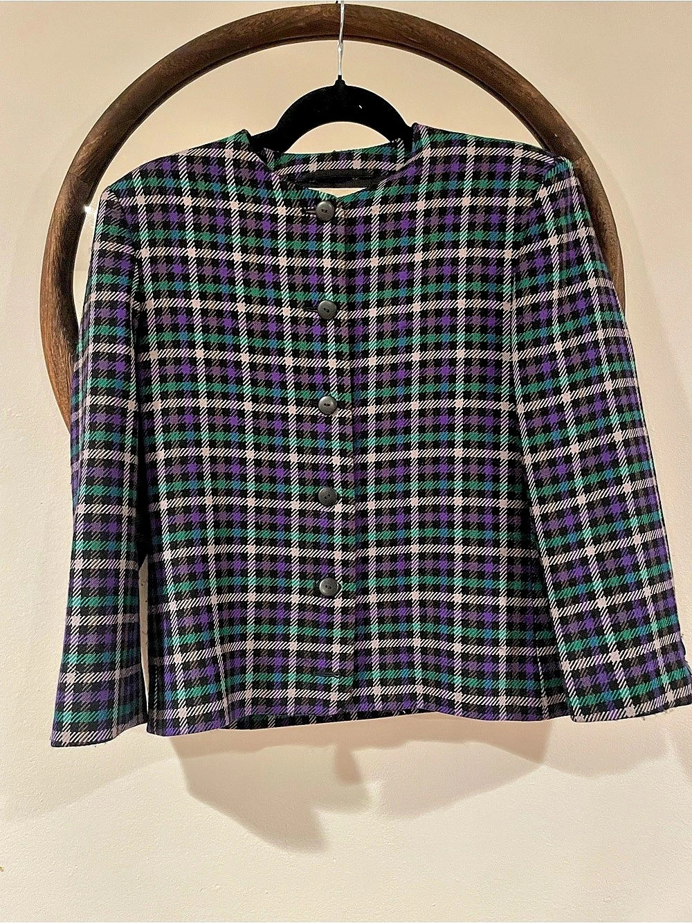 Jaeger Women's Plaid Jacket